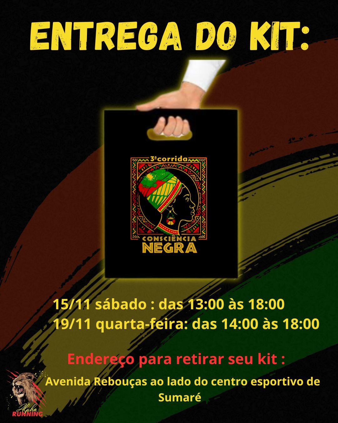 entrega corrida alpha consciencia negra