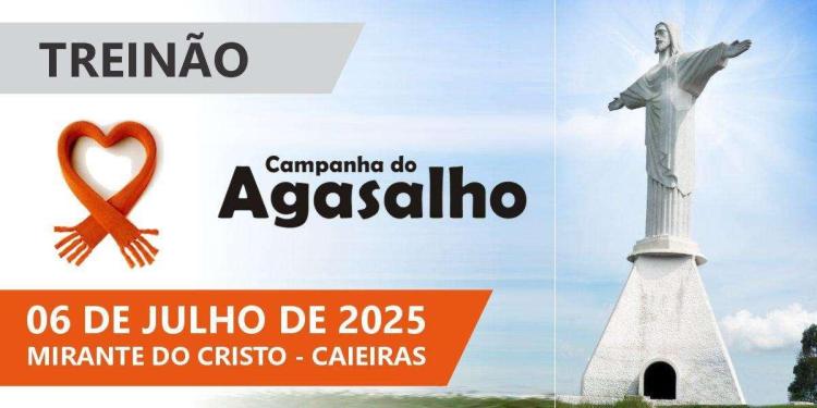 Treinao de Inverno Cristo de Caieiras - Campanha do Agasalho