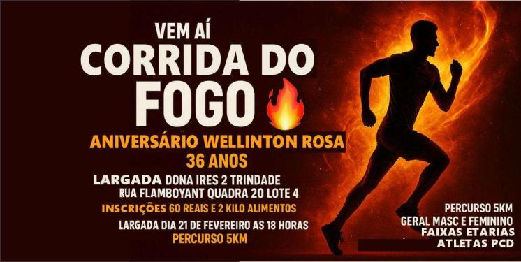 CORRIDA DO FOGO - TRINDADE/GO