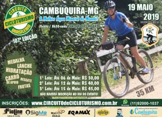 107 - Circuito de Cicloturismo - Cambuquira