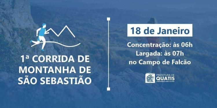 I CORRIDA DE MONTANHA DE SÃO SEBASTIÃO – QUATIS 2026
