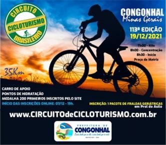 113º CIRCUITO BRASILEIRO CICLOTURISMO - CONGONHAL - MG