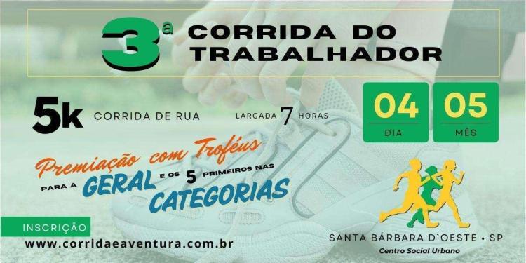 3º CORRIDA DO TRABALHADOR SBO – 2025