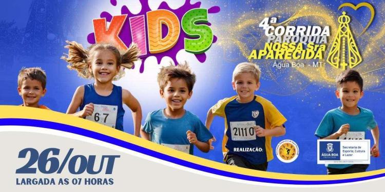 Corrida Paróquia Nossa Senhora Aparecida KIDS Água Boa 2025