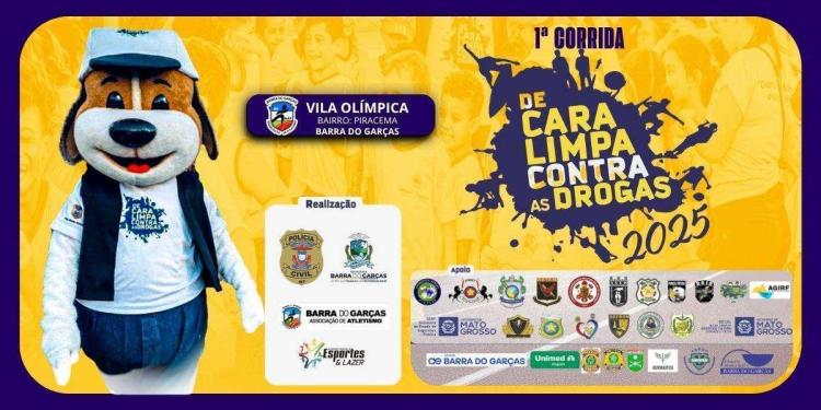1ª CORRIDA DE CARA LIMPA CONTRA AS DROGAS 2025