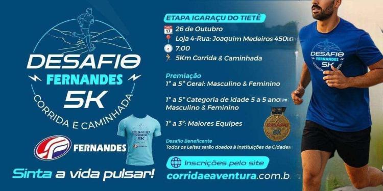 Circuito de Corrida Supermercados Fernandes Etapa Igaracu do Tietê