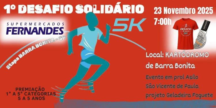 1º Desafio Solidário Supermercados Fernandes Barra Bonita SP