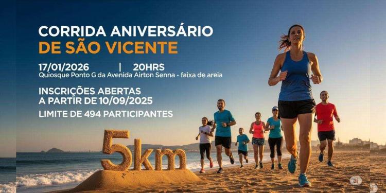 Corrida em Comemoração ao 494º Aniversário de São Vicente