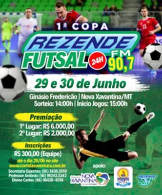 1ª Copa Rezende - Futsal - Nova Xavantina